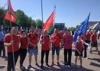 14 мая 2023 года филиал "Завод Энергооборудование" принял участие в праздновании Дня Государственного флага, Государственного гимна и Государственного герба Республики Беларусь.